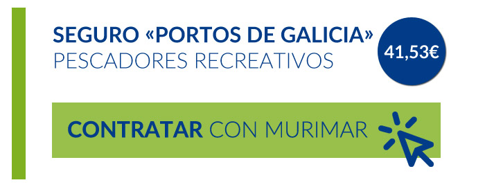 Contratar seguro de portos de galicia para pesca recreativa 2025 con Murimar